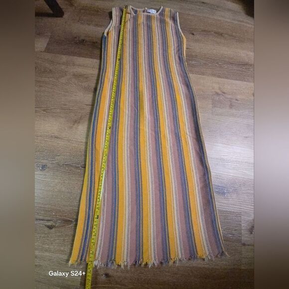 Ronny Kobo Multicolor Striped Maxi Dress - Picture 4 of 9